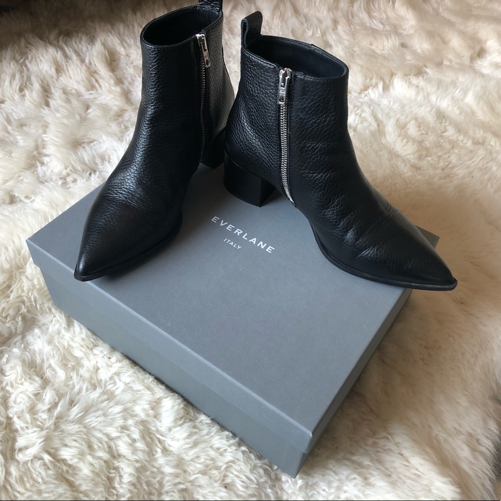 EVERLANE Boss Boots Black Sz 7